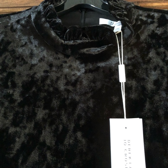 🥳B-DAY SALE❤️NWT DEREK LAM 10 Crosby Holiday Velvet Dress - Picture 10 of 13